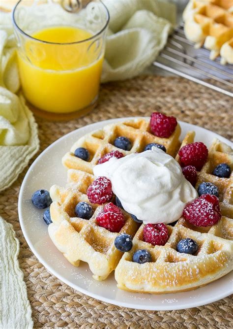 classic and creative waffle recipes.